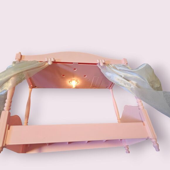 Vtg Barbie Skylight Canopy bed - Picture 4 of 6